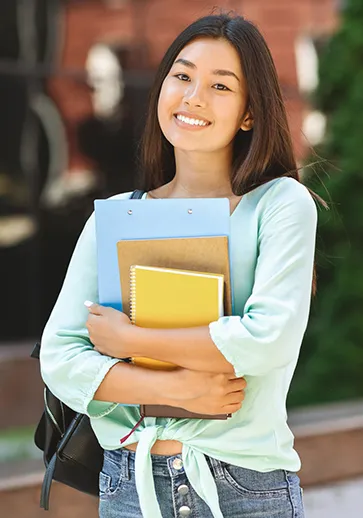 young college student