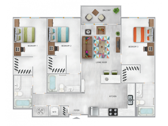 C1 Floor plan