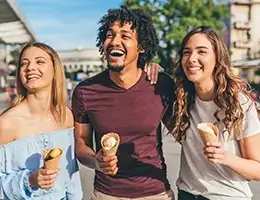 group of diverse young adults