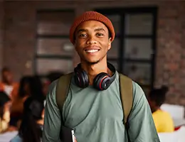 young college student